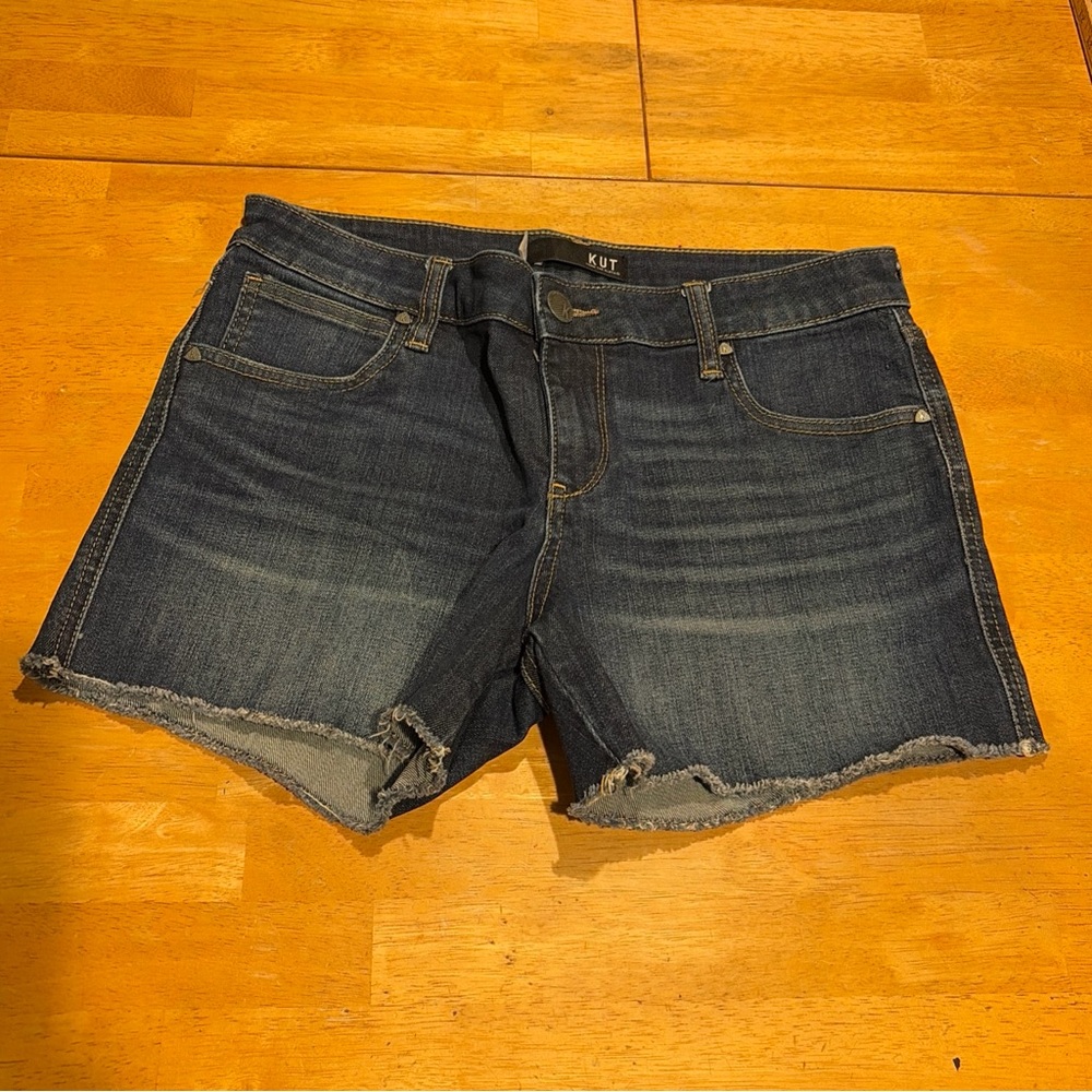 Kut from the Kloth Women's Jean Shorts - Dark Indigo - Picture 1 of 6